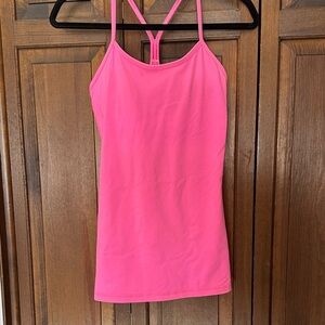 Lululemon Athletica Bright Pink Tank Top